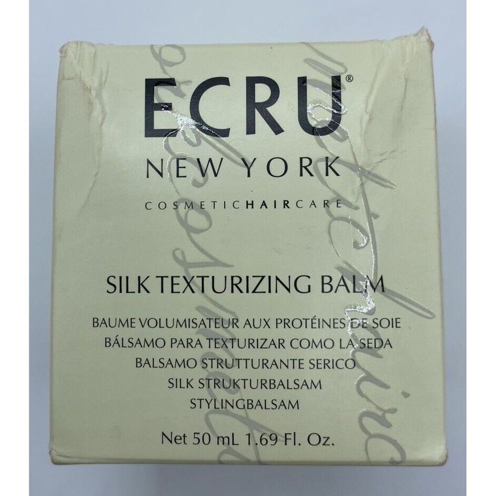 ECRU New York Silk Texturizing Hair‎ Styling Balm 1.69 Oz New SEALED Cosmetic